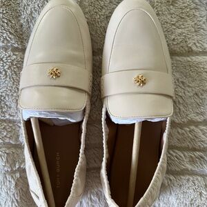 Tory Burch Cream Ballet Loafers